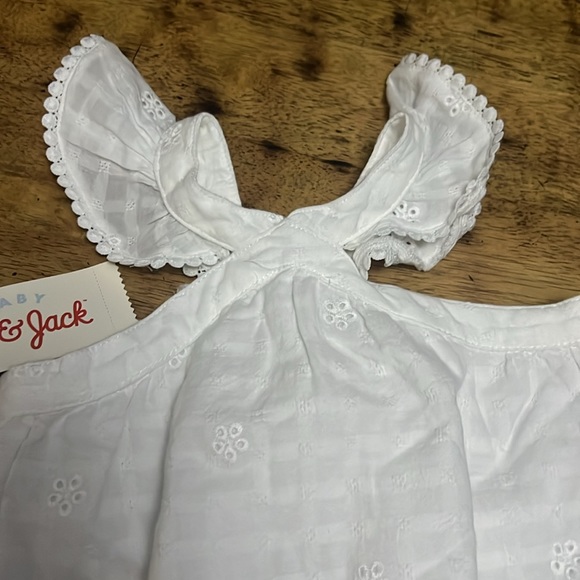 New Cat & Jack 2pc romper set - Picture 6 of 6